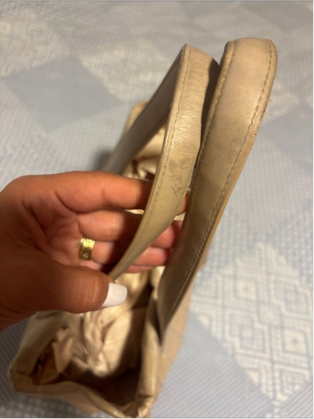 CHANEL Vintage Beige/Taupe Monogrammed Tote Bag - Picture 11 of 11